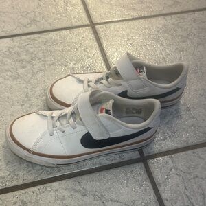 Nike Kids White and Black Sneakers